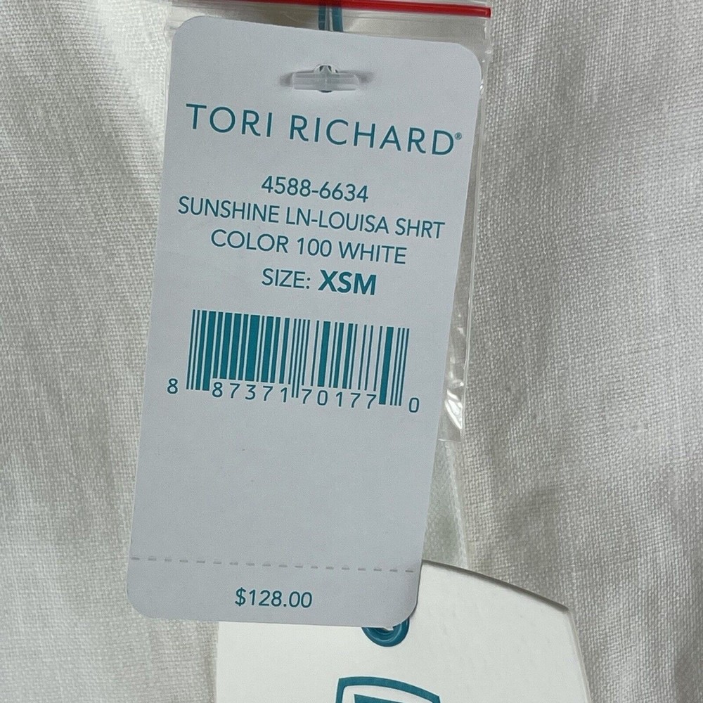 Tori Richard Honolulu White‎ Linen Shirt - Picture 2 of 13